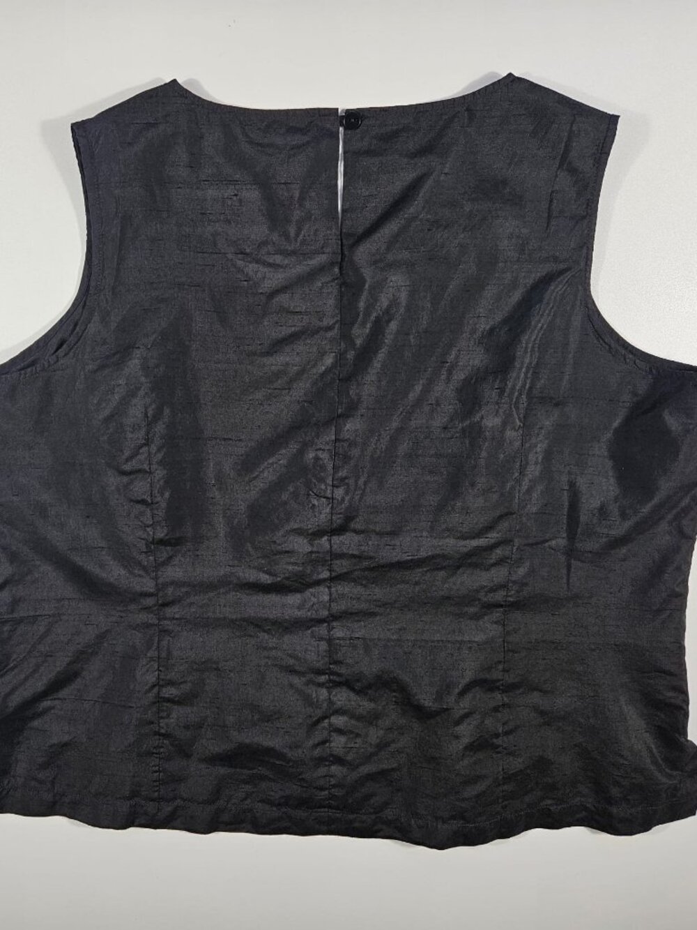 TABI Black Sleeveless Blouse ~ 2XL